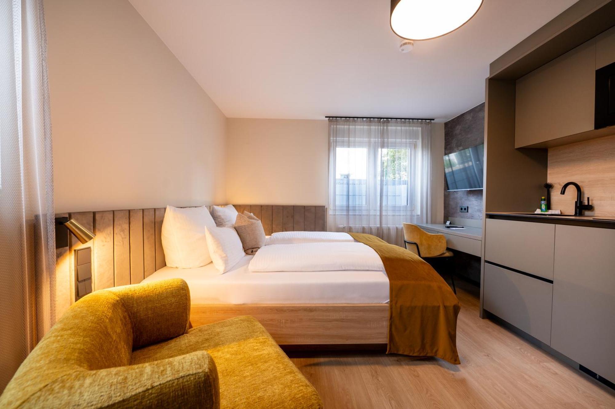 V Business Apartments เบิบลิงเงน ภายนอก รูปภาพ